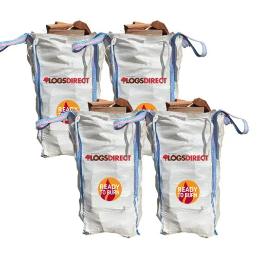 Kiln Dried Hardwood Logs in Four Barrow Bags