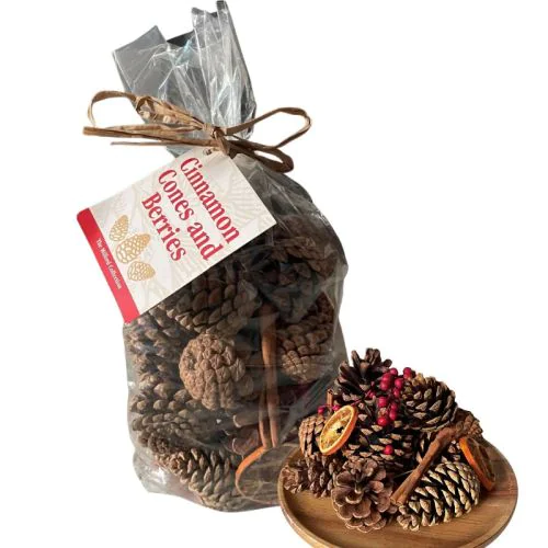 Scented pine cones for Christmas