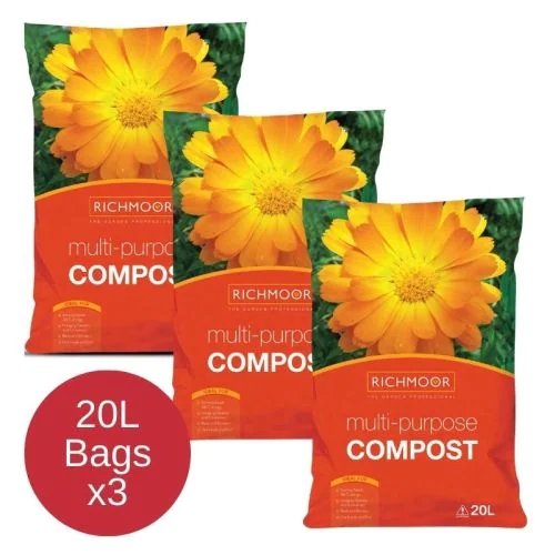 Richmoor Multi Purpose Compost 20L Bag - 3 Bags