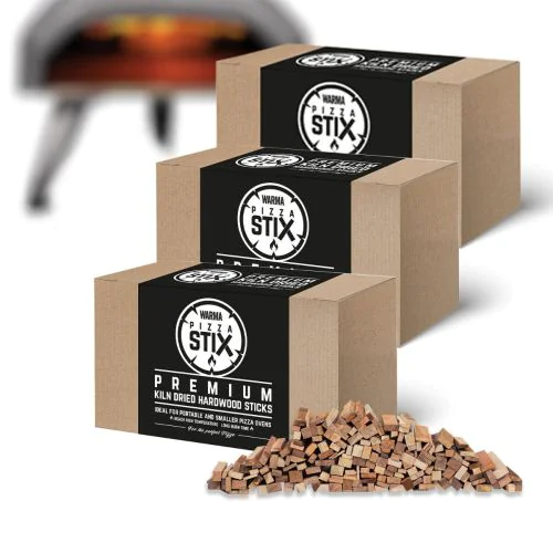 3 x Pizza Stix Hardwood Kiln Dried Pizza Oven Wood