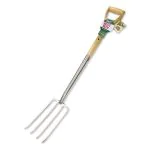 STainless steel garden border fork