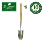 Greenman mid handled trowel - stainless steel