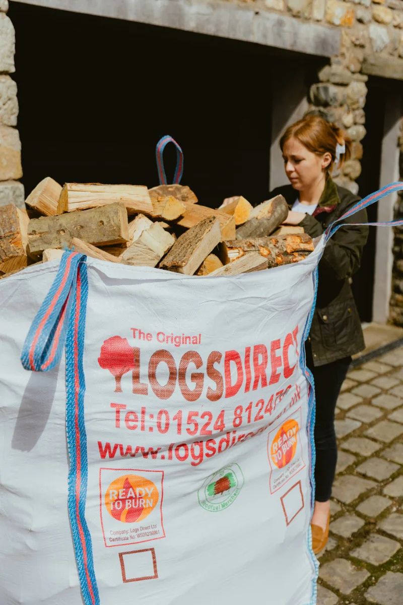 Mammoth bags of logs