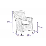 Sicily 4 Seater Set Garden Furniture