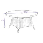 Sicily 6 Seater Rattan garden Furniture Set