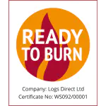 ready to burn ash logs