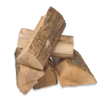 loose hardwood logs