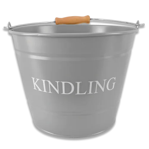 Kindling Bucket - grey
