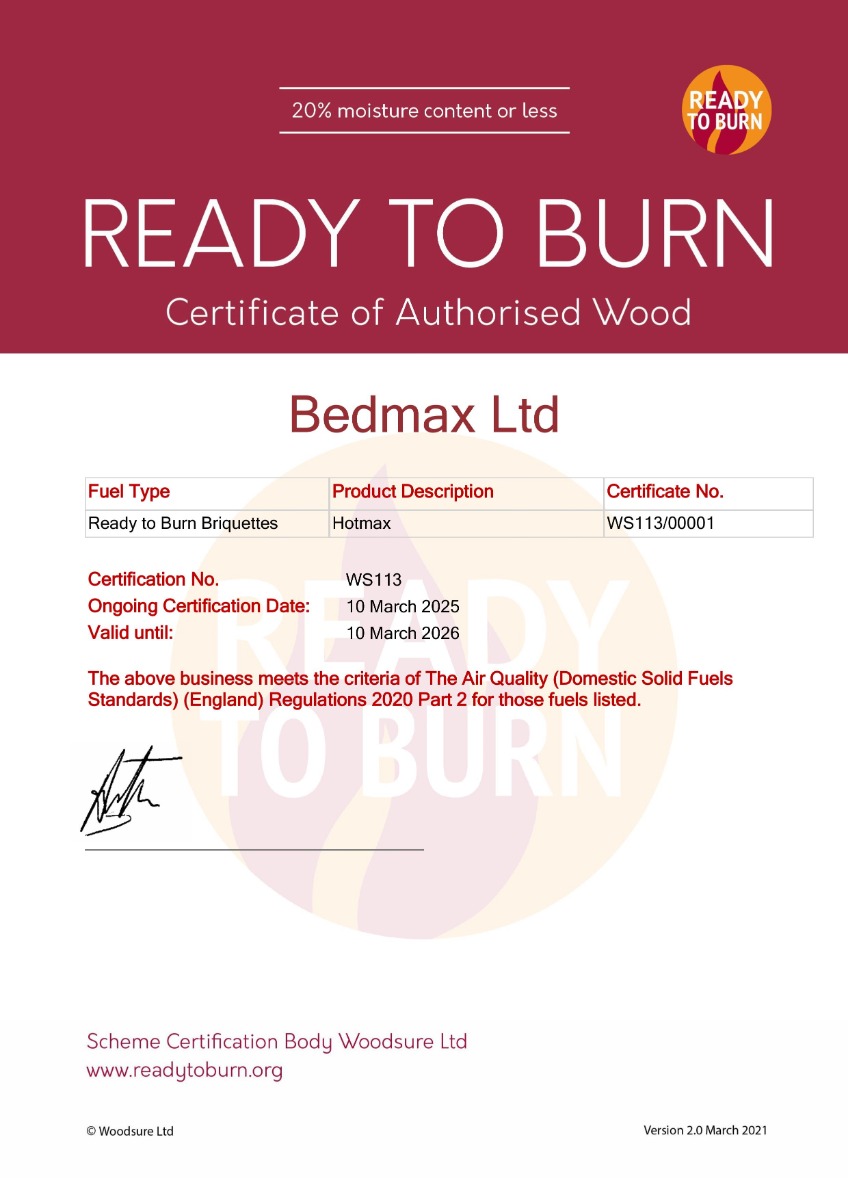Hotmax Ready to burn Certificate